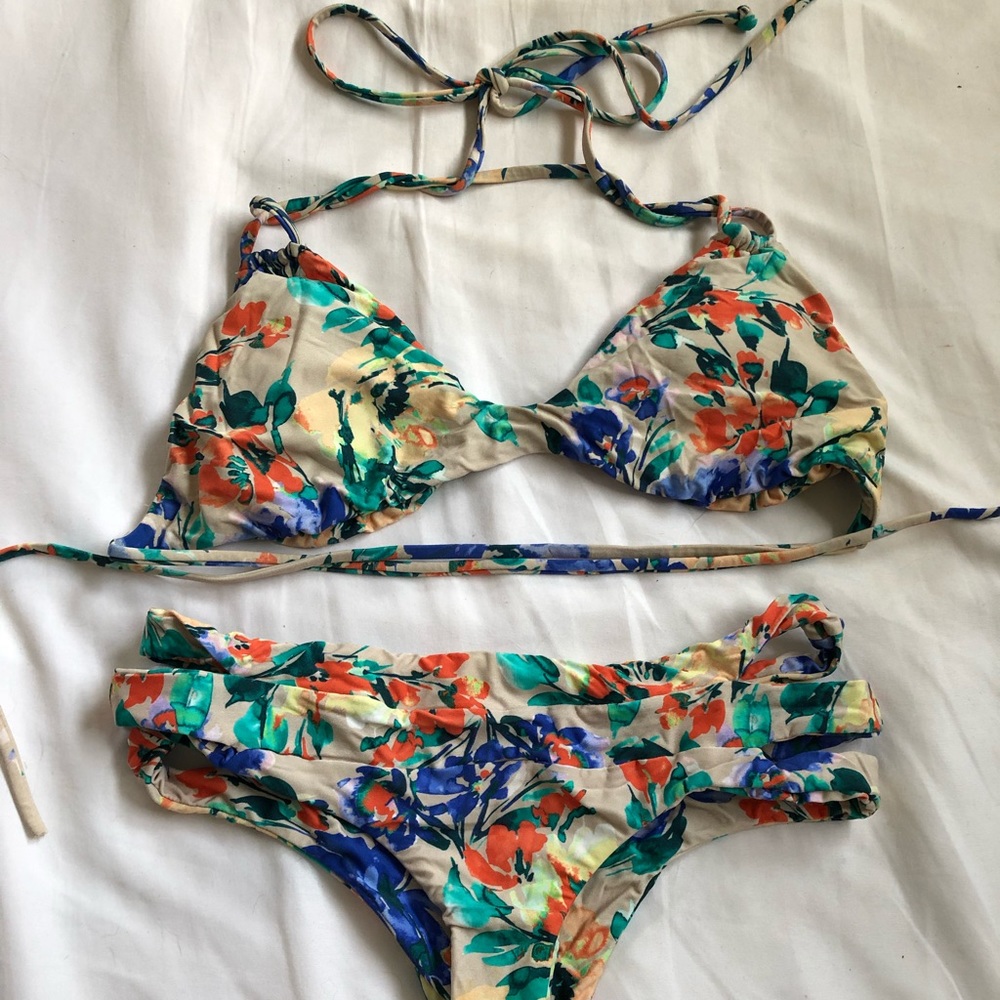 Beautiful floral bikini